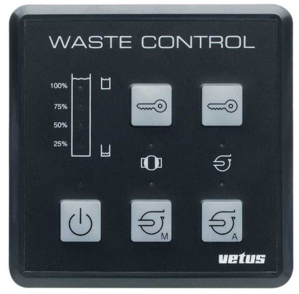 Vetus Schmutzwasserkontrolpanel