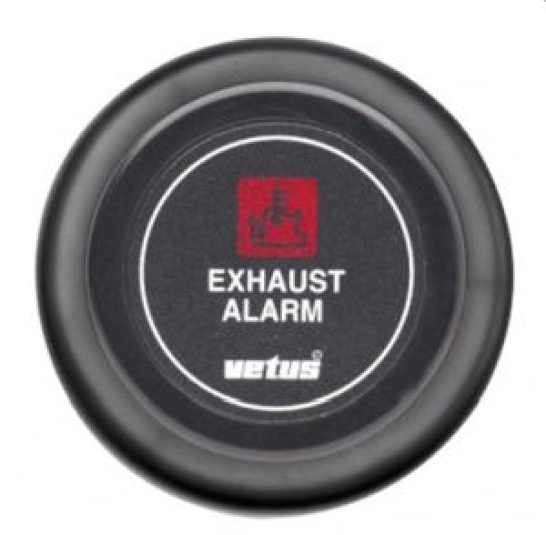 Vetus Auspufftemperaturalarmanzeige, schwarz, 12 V