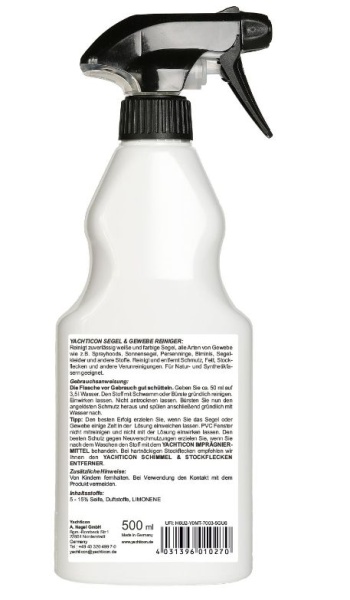 Segel und Gewebe Reiniger 500 ml - Zusatzbild 1