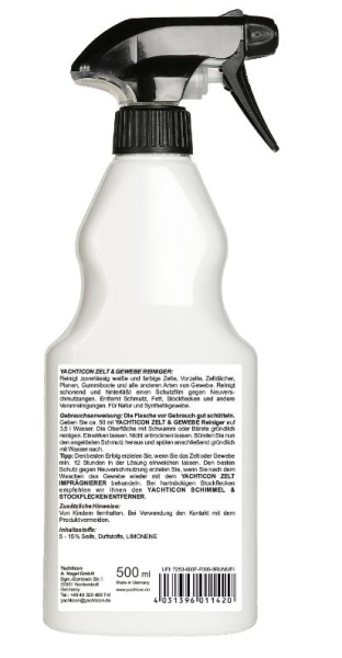 Zelt und Gewebe Reiniger 500 ml - Zusatzbild 1