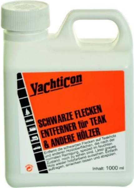 Schwarze Flecken Entferner für Teakholz & andere Hölzer 1L