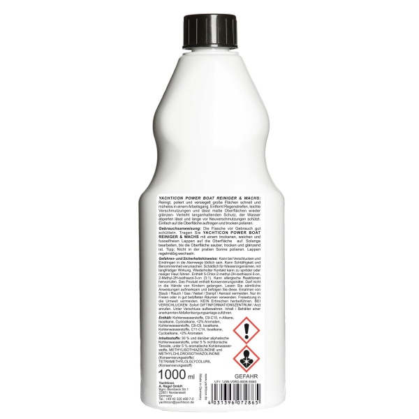 Power Boat Reiniger & Wachs 1000 ml - Zusatzbild 1