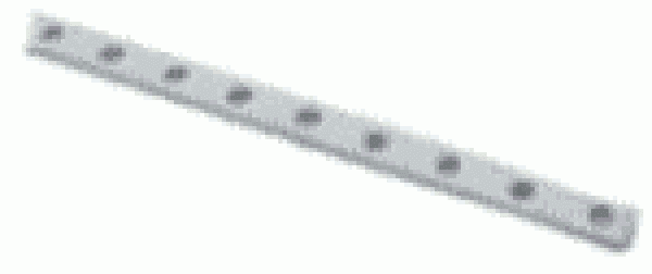 Genuaschiene 20x3mm, Silber