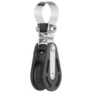 Relingstützenblock Gleitlager 10 mm - 1 Rolle, U- Wirbel