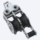 Doppelblock mit Hundsfott, Bügel Ø: 6mm