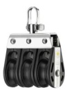 Dreifachblock mit Arretierset (demontierbar) - 8mm (Gleitlager)