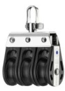 Dreifachblock mit Arretierset (demontierbar) - 8mm (Nadellager)