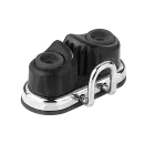 Schotklemme HT08 mit Edelstahl-Grundplatte und Schotführung, 3-6mm