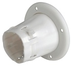 Kabeldurchlaß aus PVC, weiß