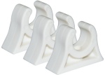 Clip für Rohr, 16/18 mm weiß