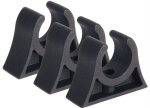 Clip für Rohr, 22/24 mm schwarz
