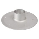 Ersatzockel aus Aluminium, eloxiert sandmatt Ø80mm