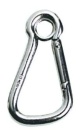 Karabinerhaken AISI 316 m. Auge weit Öffnung 10 mm