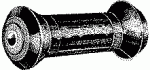 Kielrolle, Kunststoffkern, schwarz 220 mm