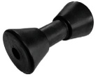 Kielrolle, schwarz 190 mm Ø Bohrung 21 mm