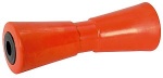 Kielrolle, Stahlkern, orange 286 mm