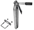 Bughalter, komplett H 50 cm