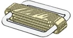 SeaSure VA-Stahl Schnalle, geschlossen 40 mm