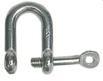 U-Schäkel m. Schlüsselbolzen AISI 316 5 mm