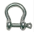 Geschweifter Schäkel, feuerverzinkter Stahl 6 mm