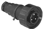 Bulgin 9-poliger Stecker, männlich 5 A