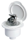 Classic Evo Deckdusche, weiß PVC-Schlauch 4 mm Horizont