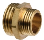 Doppelnippel Messing 3/4