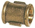 Rohrmuffe Messing Innen/Innen 3/8"