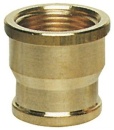 Rohrmuffe Messing Innen/Innen 3/8" x 1/2"