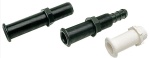 Borddurchlaß Wasserauslass weiß 22,7 x 78 mm