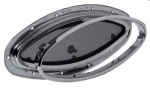 SCM Bullauge, ellipsenförmig AISI316 510 x 250 mm