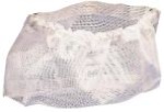 Seitentasche aus Segeltuch, weiß 240 x 390 mm