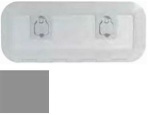 Bündige grau 600 x 250 mm