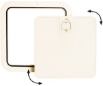 Abnehmbar, creme 375 x 375 mm