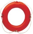 Rettungsring aus Eltex, orange Ø 35x60cm