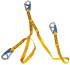 Sorgleine Euro Lightline 2 m + 3 Karabinerhaken Schnell