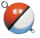 Boje weiß/rot m. Polyurethan gefüllt 700 mm