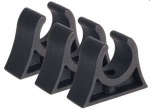 Clip für Rohr, schwarz 37/40 mm