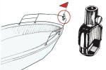 Flaggenstockhalter 14 mm