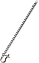 Flaggenstock Edelstahl 38 cm für Reling 20/22 mm