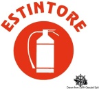 CE-Klebeschild Feuerlöscher