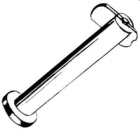VA-Stahl Splintbolzen 10 x 45mm