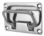 Bodenheber Messing, verchromt 60x90 mm