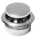 Knopf Messing, verchromt 16 mm