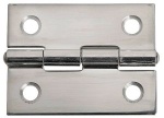 Edelstahlscharnier, hochglanzpoliert 38x51 mm