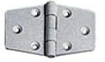 Scharnier verstärktes Nylon, weiß 65x40 mm