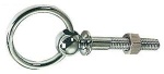 Ringbolzen Messing, verchromt 50 mm