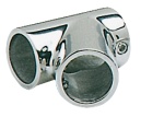 Relingstützenverbindung T-förmig 60° 30 mm