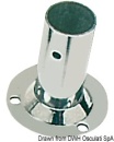 Grundplatte, rund AISI316 90° 25 mm