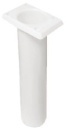 Angelrutenhalter aus UV-beständigem Polypropylen, weiß 90°